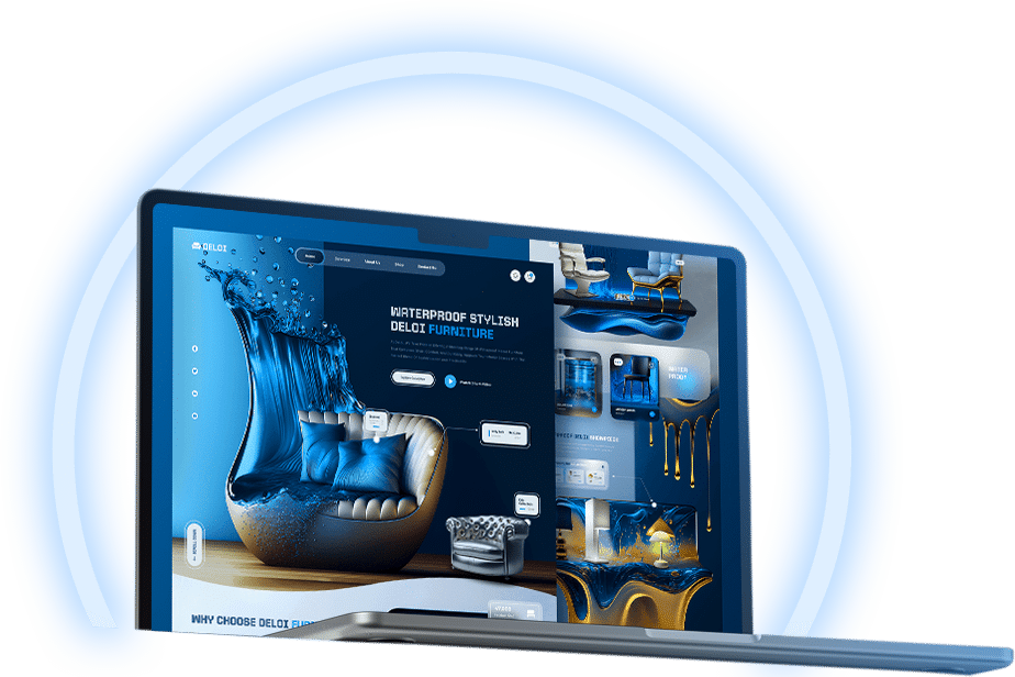 Notebook com site da Mix7